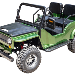 GR-2 Safari Mini Jeep Go Kart, 125cc Electric Start, 3-Speed Semi-Automatic with Reverse, Ages 12 and up