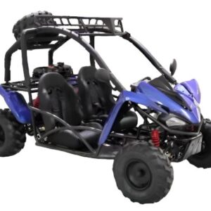 Shark 125cc Mid-Size Kids Go Kart, Electric Start, 3-Speed Semi-Automatic with Reverse, Ages 12 and up